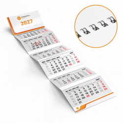 6-Monatskalender Wire-O